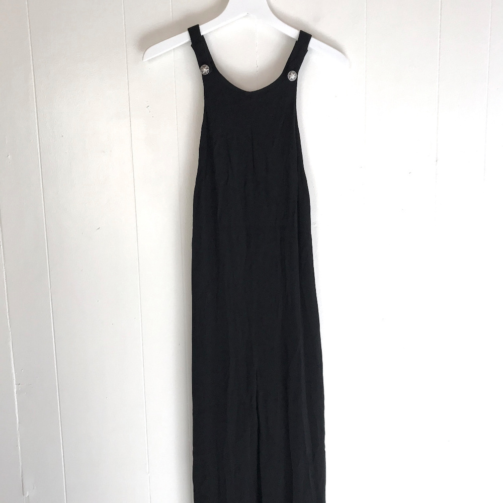 L'AGENCE Black Romper Pants Wide Leg Jumpsuit